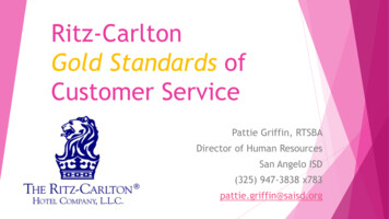 Ritz-Carlton Gold Standards Of Customer Service
