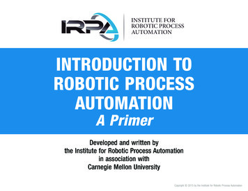 Robotic Process Automation - IRPAAI
