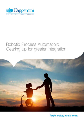 Robotic Process Automation: Gearing Up For Greater Integration