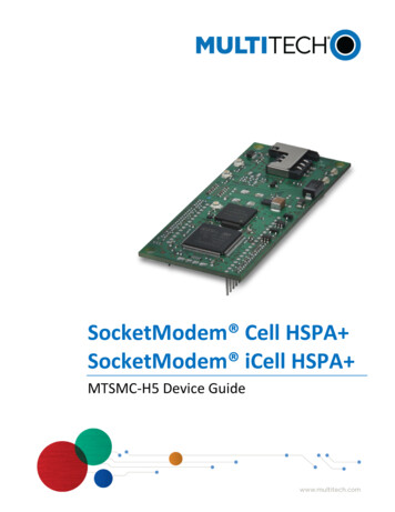 SocketModem Cell HSPA And SocketModem ICell HSPA MTSMC-H5 Device Guide