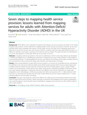 Seven Steps To Mapping Health Service Provision: Lessons .