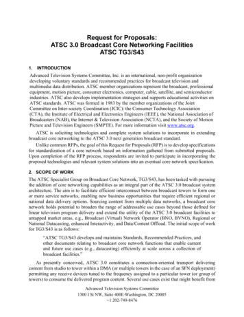 ATSC Request For Proposals - Home - ATSC