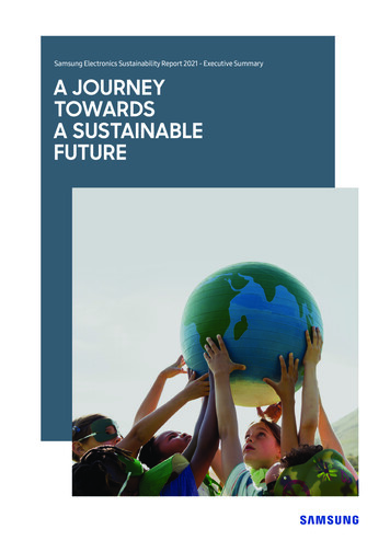 Samsung Electronics Sustainability Report 2021 - Executive .