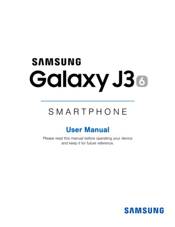 Samsung Galaxy J3 J320A User Manual - Consumer Cellular