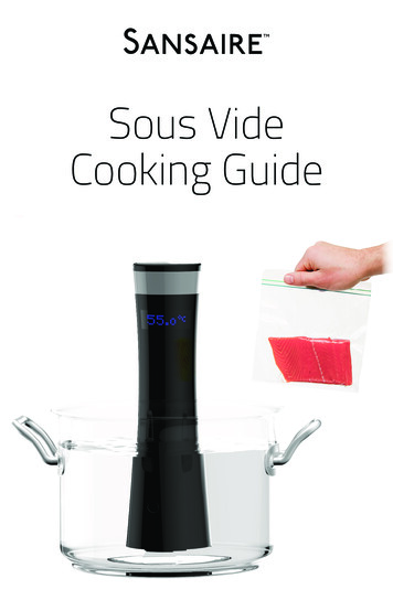 Sous Vide Cooking Guide - Sansaire