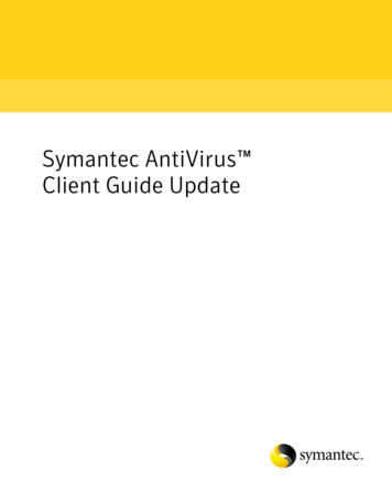 Symantec AntiVirus Client Guide Update