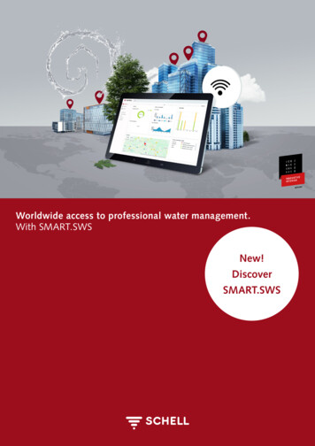 Worldwide Access To Professional Water Management. With SMART