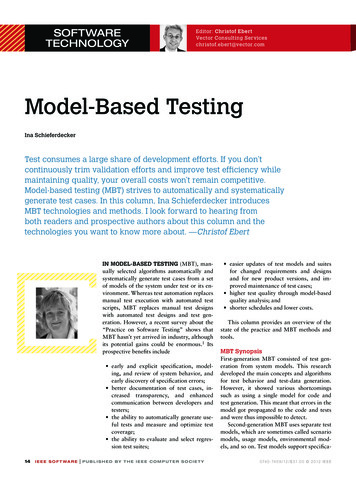 Model-Based Testing