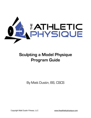 Sculpting A Model Physique Program Guide