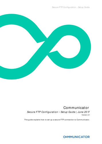 Secure FTP Configuration - Setup Guide - Communicator