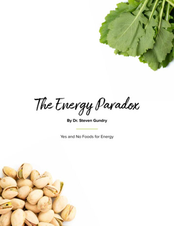 The Energy Paradox - Steven Gundry