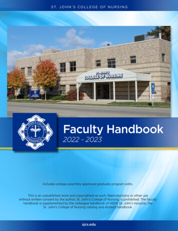 Faculty Handbook - Hshs 
