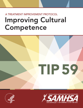 TIP 59: Improving Cultural Competence