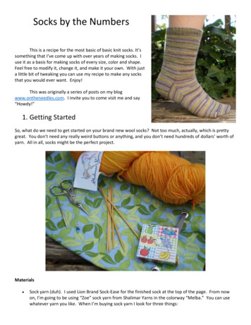 Socks By The Numbers - On The Needles