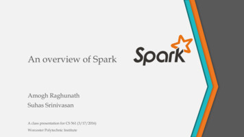 An Overview Of Spark
