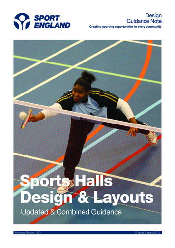 Sports Halls Design & Layouts - Amazon Web Services