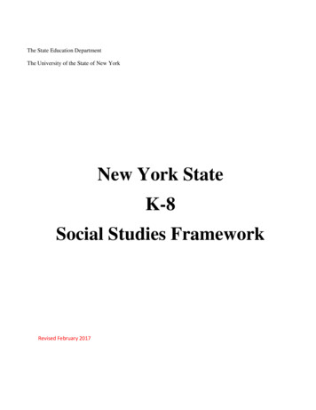 NYS K-8 Social Studies Framework - New York State .