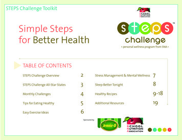 TM Simple Steps For Better Health - School Nutrition