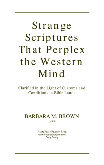 Strange Scriptures That Perplex The Western Mind B Brown-02