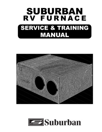 Suburban Furnace Master Service And Training Manual