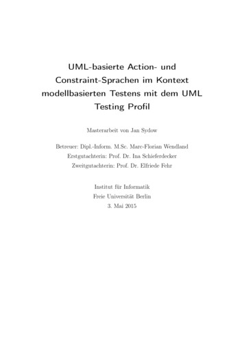UML-basierteAction-und Constraint-SprachenimKontext . - Fu-berlin.de