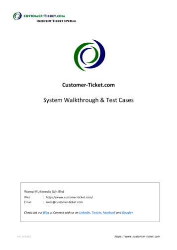 System Walkthrough & Test Cases - Helpdesk