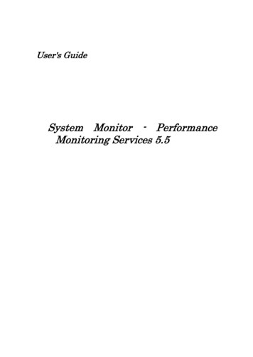System Monitor - Performance Monitoring Services 5