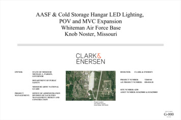 AASF & Cold Storage Hangar LED Lighting, POV And MVC Expansion & Medium .