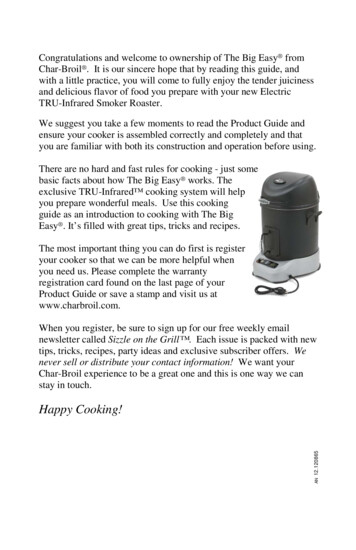 OUTDOOR COOKING GUIDE - Char-Broil