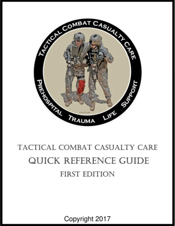Tactical Combat Casualty Care - EMSA