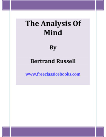 By Bertrand Russell - Free C Lassic E-books