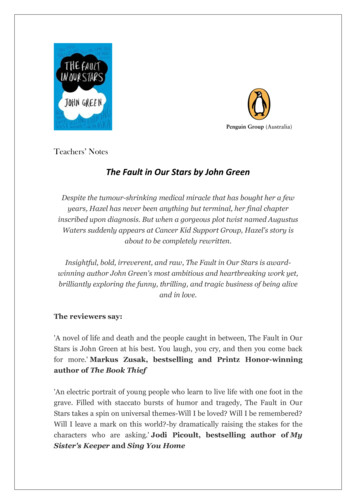 The Fault In Our Stars By John Green - Penguin