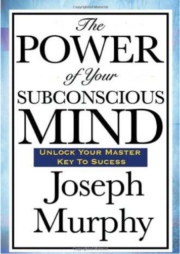 The POWER Of Your Subconscious