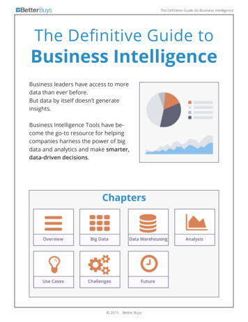 The Definitive Guide Do Business Intelligence The .
