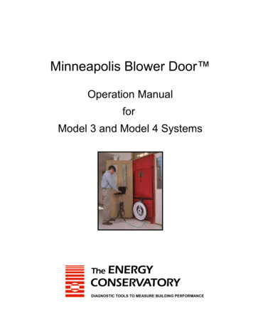 Minneapolis Blower Door - NASCSP