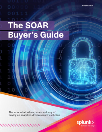 The SOAR Buyer's Guide - Splunk
