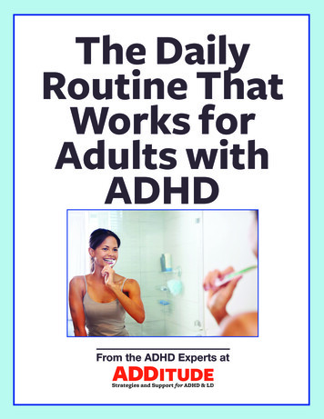 The Daily Routine That Works For Adults With ADHD