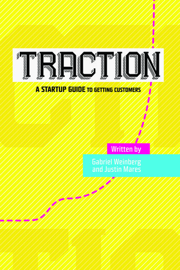 Traction - Lean Analytics Book