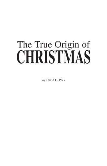 The True Origin Of Christmas - Restored Church Of God