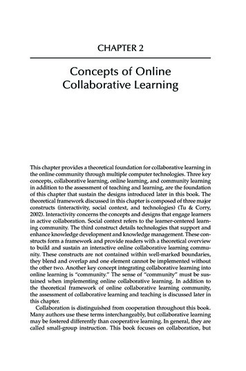 Concepts Of Online Collaborative Learning