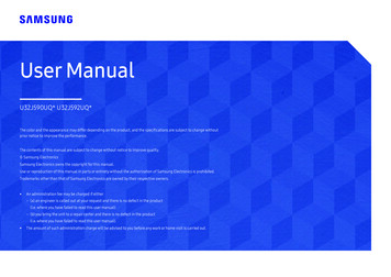 User Manual - Samsung Display Solutions