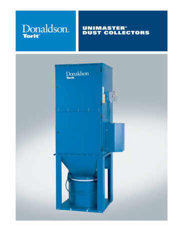 Unimaster Dust Collector - Donaldson Company