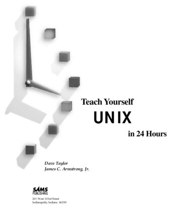 Teach Yourself UNIX - PUCP