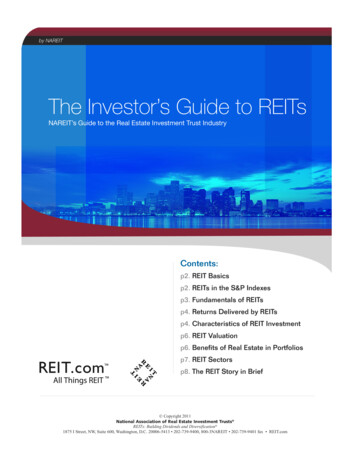 The Investor’s Guide To REITs