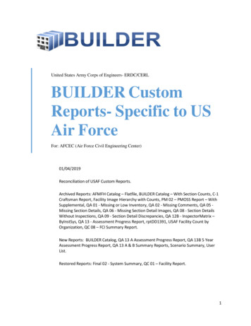 United States Army Corps Of Engineers- ERDC/CERL BUILDER .
