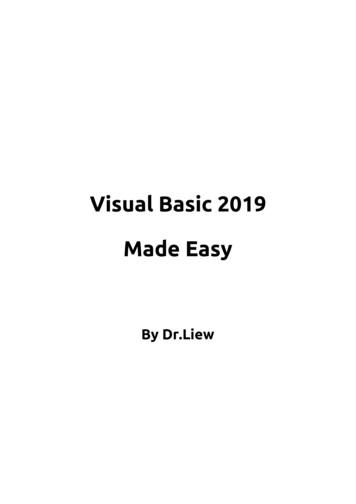 VB 2019 - Visual Basic Tutorial
