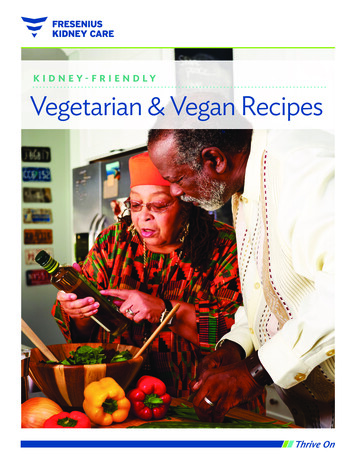 KIDNEY-FRIENDLY Vegetarian & Vegan Recipes