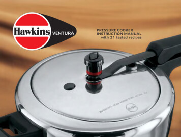 PRESSURE COOKER INSTRUCTION MANUAL With 21 Tested 