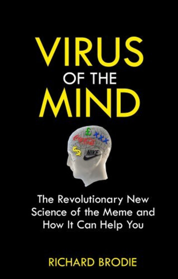 Virus Of The Mind: The Revolutionary New Science Of The .