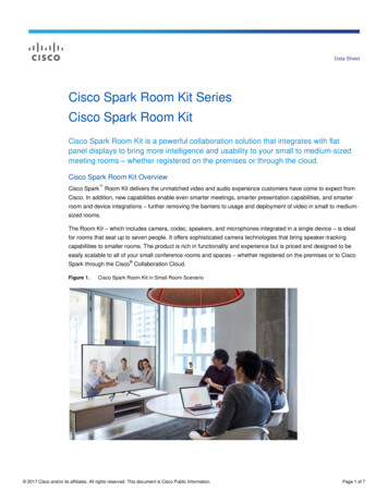 Cisco Spark Room Kit Data Sheet - Irp-cdn.multiscreensite 